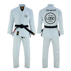 champions chase -White Brazilian Jiu Jitsu BJJ Kimono Uniform Gi - Kids Adult Unisex