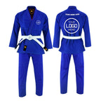champions chase -Blue Brazilian Jiu Jitsu BJJ Kimono Uniform Gi - Kids Adult Unisex