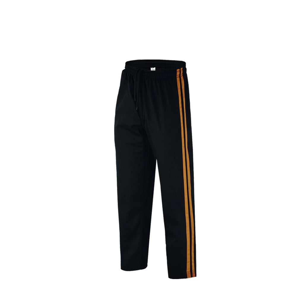 champions chase Striped Karate Pants For Karate Kick Boxing MMA Muay Thai Martial Arts