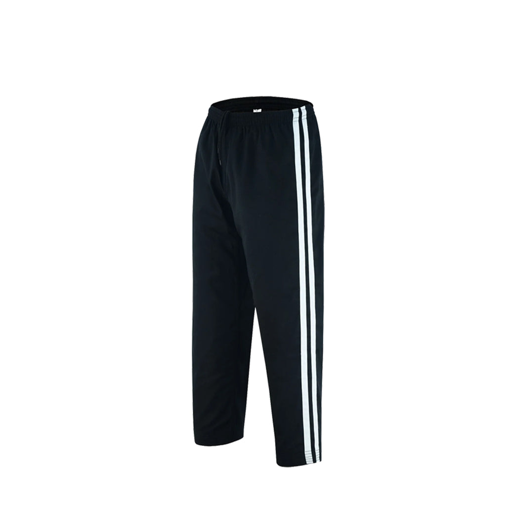 champions chase Striped Karate Pants For Karate Kick Boxing MMA Muay Thai Martial Arts
