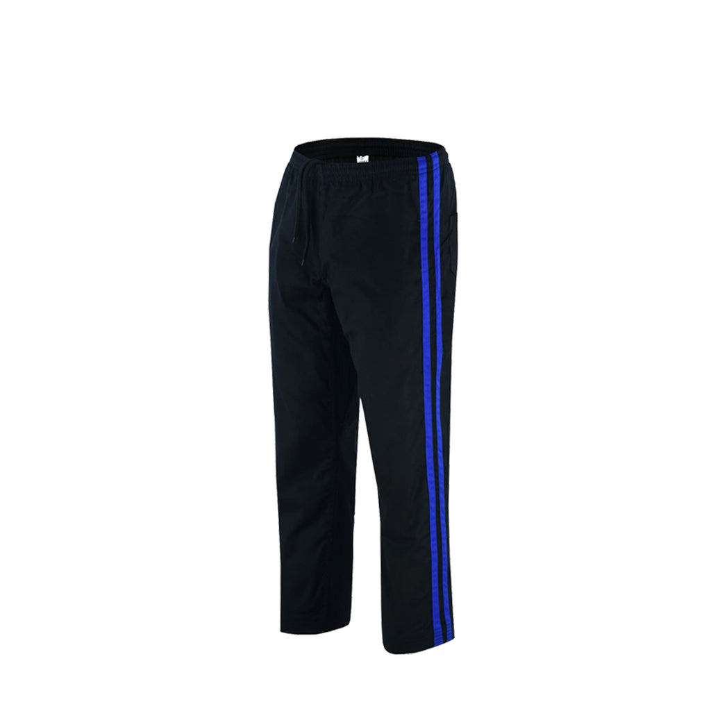 champions chase Striped Karate Pants For Karate Kick Boxing MMA Muay Thai Martial Arts