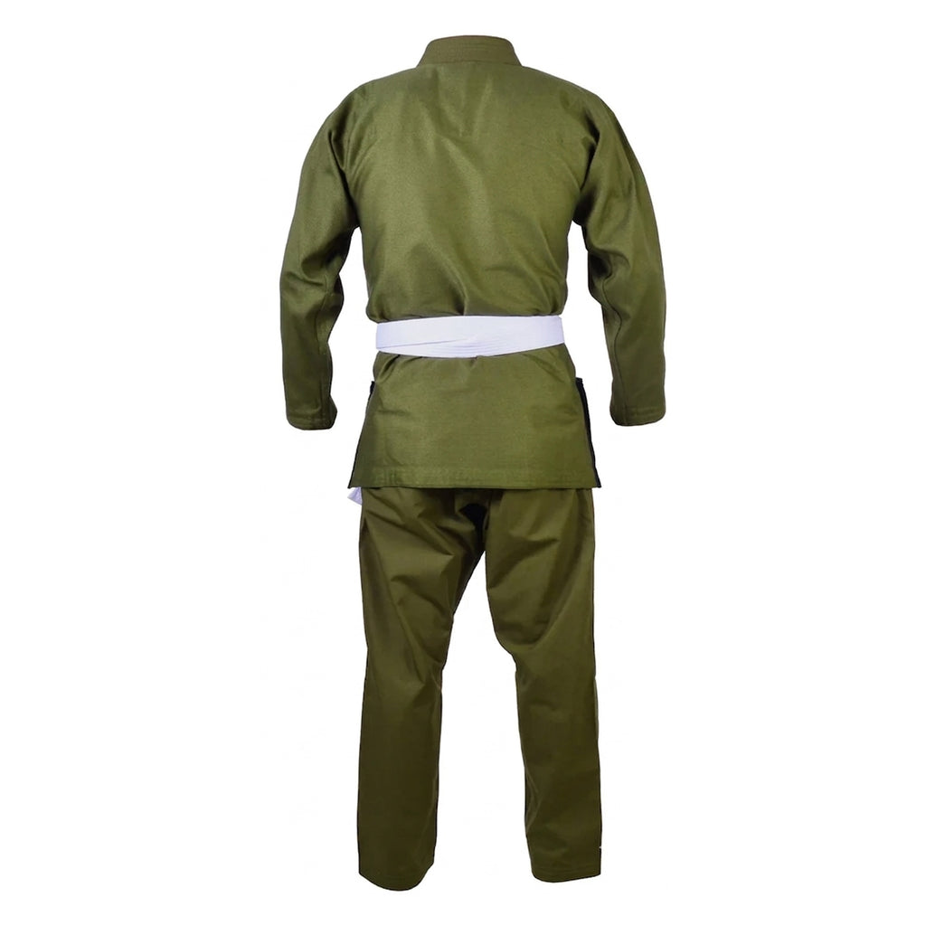 champions chase -Olive Green Brazilian Jiu Jitsu BJJ Kimono Uniform Gi - Kids Adult Unisex (Copy)