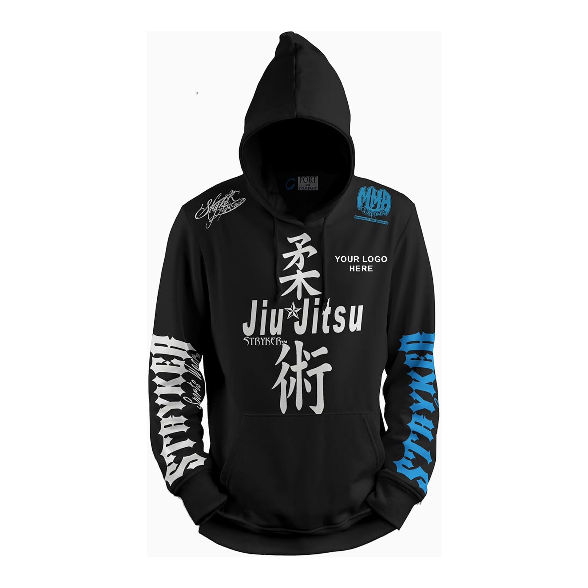 champions chase black   Bjj Hoodies